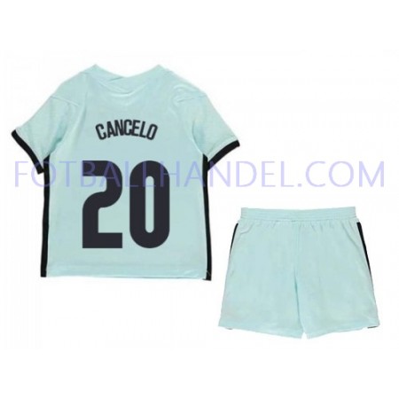 Barn Fotballdrakter Portugal Joao Cancelo 20 Borte Euro 2020 Kortermet